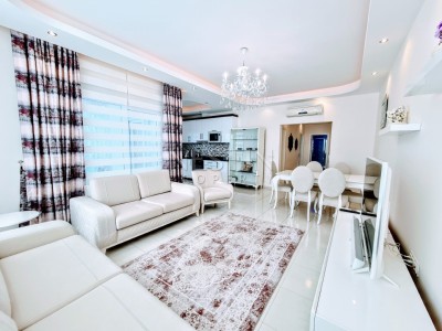 Большая квартира 2+1 с новой мебелью в роскошной резиденции в Махмутларе фото 18