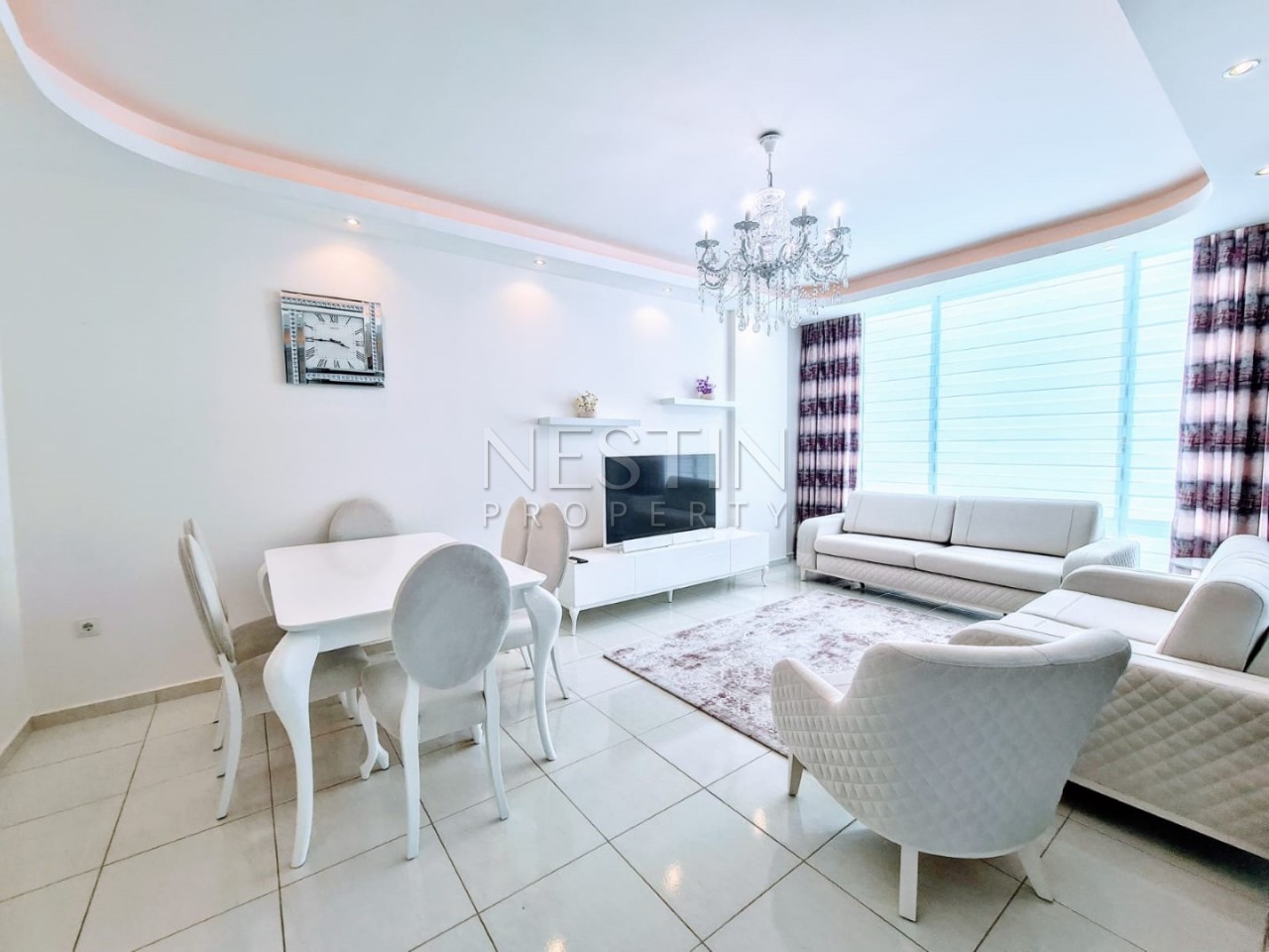 Большая квартира 2+1 с новой мебелью в роскошной резиденции в Махмутларе фото 19