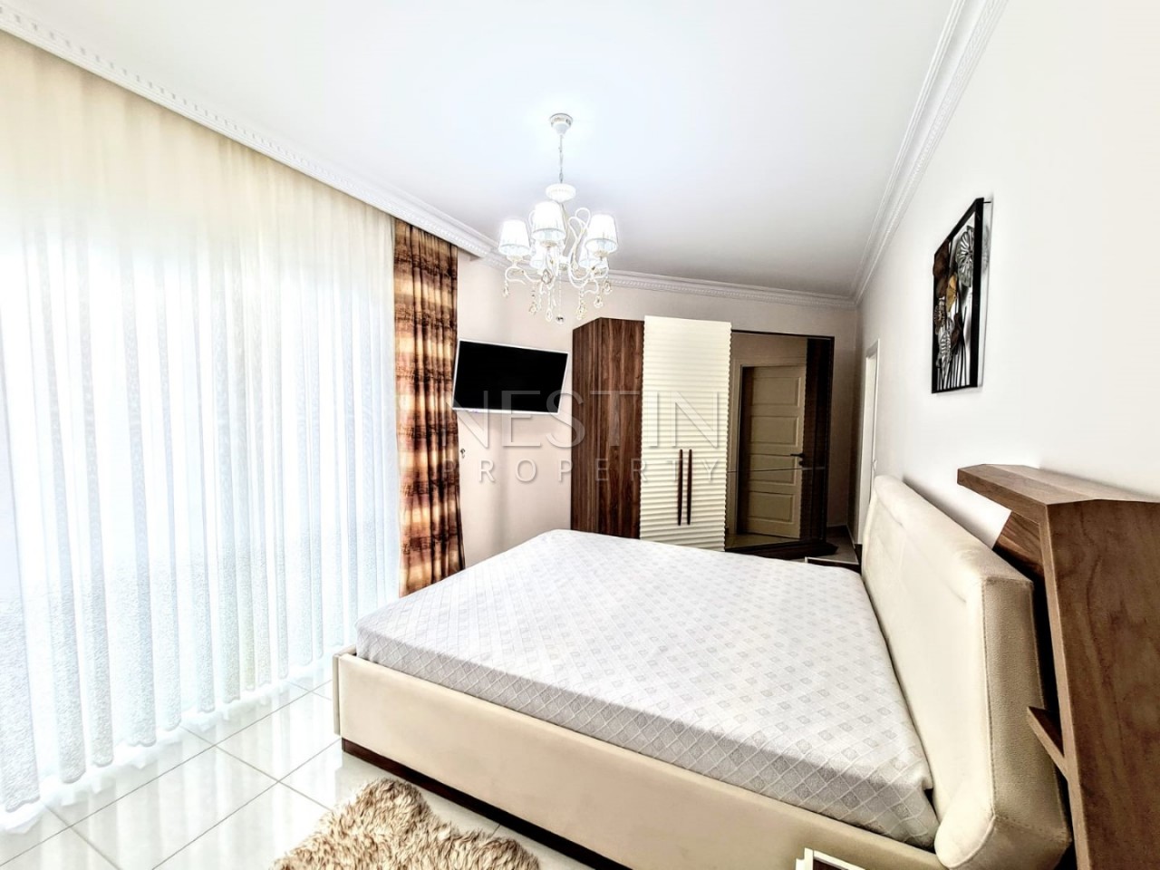 Большая квартира 2+1 с новой мебелью в роскошной резиденции в Махмутларе фото 27