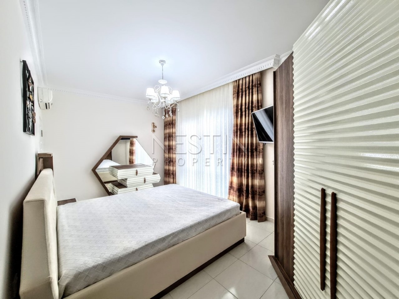 Большая квартира 2+1 с новой мебелью в роскошной резиденции в Махмутларе фото 30