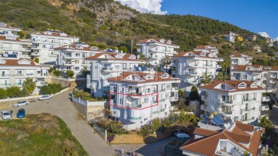 Квартира 2+1 с дизайнерской мебелью в центре Алании, вид на пляж Клеопатры фото 2