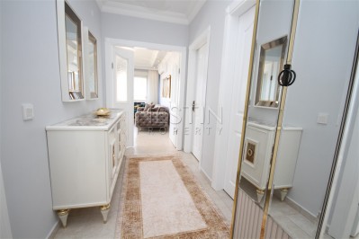 Квартира 2+1 с дизайнерской мебелью в центре Алании, вид на пляж Клеопатры фото 5