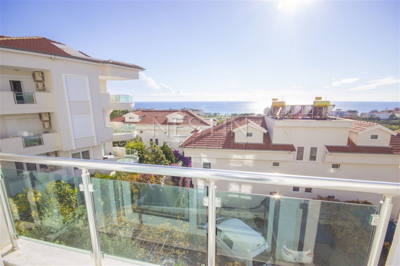 Квартира 2+1 с дизайнерской мебелью в центре Алании, вид на пляж Клеопатры фото 13