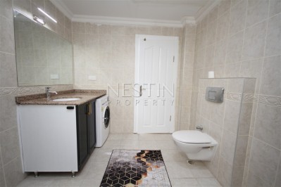 Квартира 2+1 с дизайнерской мебелью в центре Алании, вид на пляж Клеопатры фото 14