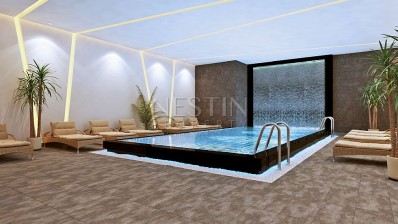 Апартаменты 1+1 в новом комплексе с видом на море в центре района Махмутлар фото 4