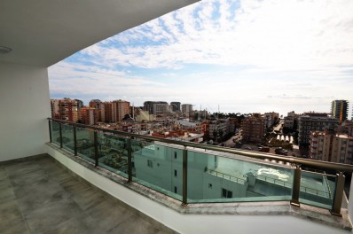 Апартаменты 1+1 в новом комплексе с видом на море в центре района Махмутлар фото 16