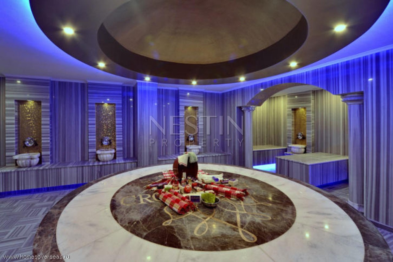 Большая студия 1+0 с прекрасным видом на бассейн в Авсалларе фото 6