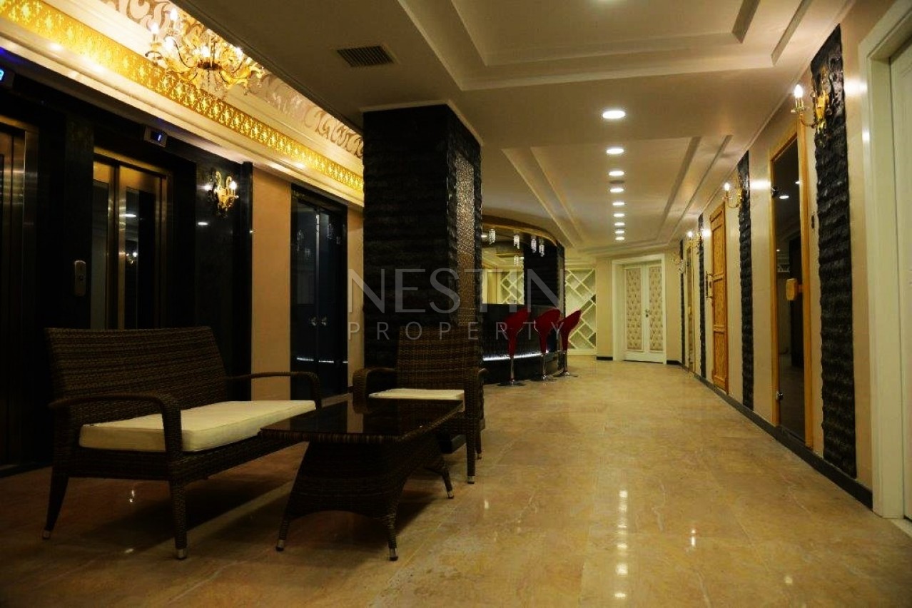 Квартира 1+1 с видом на море в роскошном комплексе в Махмутларе фото 11