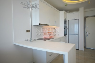 Квартира 1+1 с видом на море в роскошном комплексе в Махмутларе фото 14