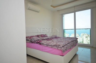 Квартира 1+1 с видом на море в роскошном комплексе в Махмутларе фото 17