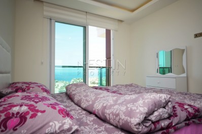 Квартира 1+1 с видом на море в роскошном комплексе в Махмутларе фото 19