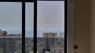 Очень просторная квартира с отдельной кухней 2+1 с видом на море в Махмутларе фото 14