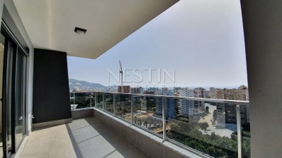 Очень просторная квартира с отдельной кухней 2+1 с видом на море в Махмутларе фото 15