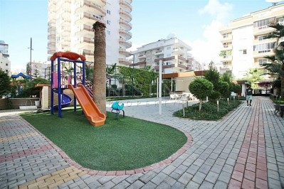 Большая светлая квартира 2+1 на проспекте Барбаросса в хорошем комплексе в Махмутларе фото 7