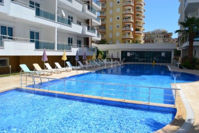 Большая светлая квартира 2+1 на проспекте Барбаросса в хорошем комплексе в Махмутларе фото 3