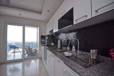 Очень большой пентхаус 5+1 с панорамным видом на Средиземное море в Кестеле фото 13