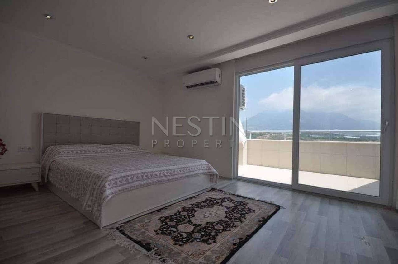 Очень большой пентхаус 5+1 с панорамным видом на Средиземное море в Кестеле фото 21