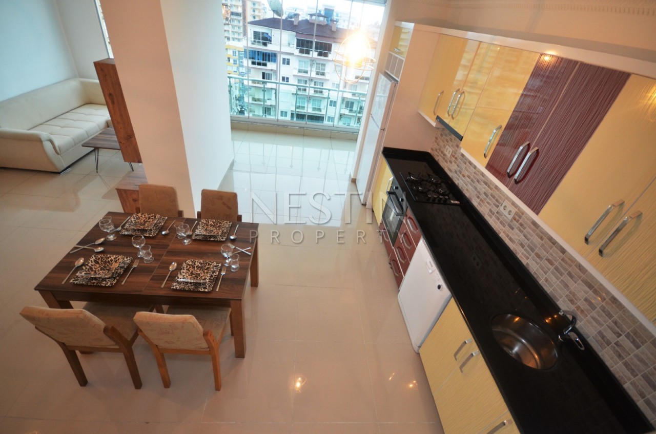 Двухэтажный пентхаус 2+1 в центре Махмутлара по бюджетной цене фото 9