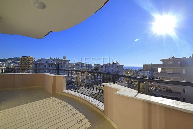 Квартира 2+1 с видом на море в комплексе в центре Махмутлара фото 19