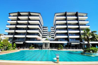 Квартира 1+1 с новой мебелью к комплексе класса Люкс в Каргыджаке фото 1