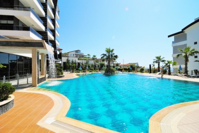 Квартира 1+1 с новой мебелью к комплексе класса Люкс в Каргыджаке фото 4