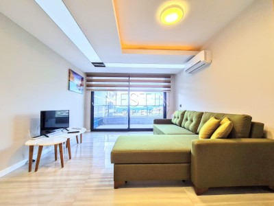 Квартира 1+1 с новой мебелью к комплексе класса Люкс в Каргыджаке фото 10