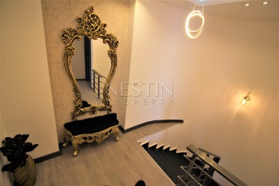 Просторный двухэтажный пентхаус 4+1 с панорамным видом на море в Махмутларе фото 22