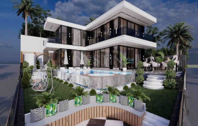 Отдельностоящая вилла 4+1 с собственным бассейном в районе Каргыджак фото 3