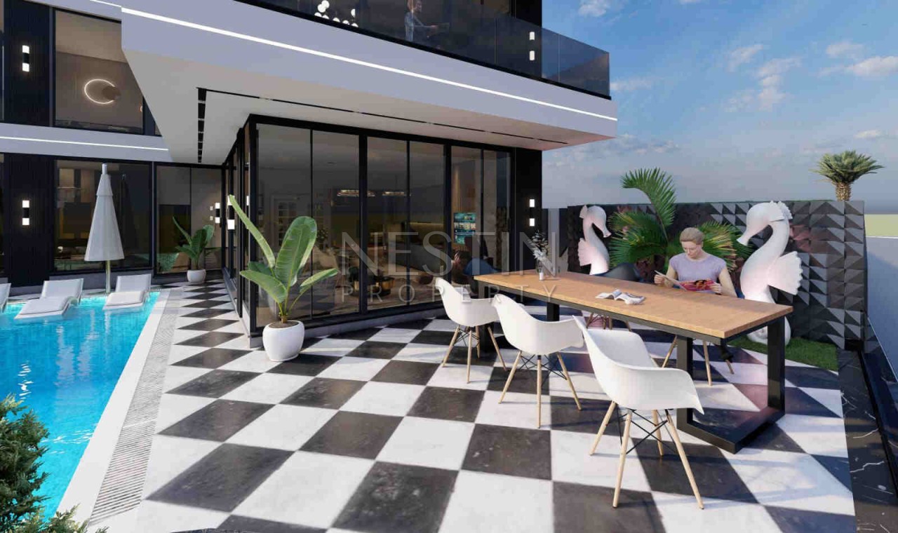 Отдельностоящая вилла 4+1 с собственным бассейном в районе Каргыджак фото 7