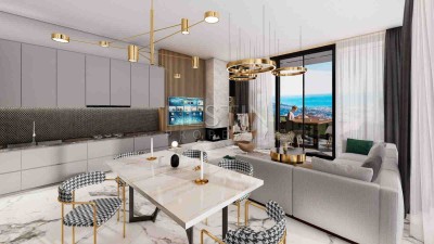 Отдельностоящая вилла 4+1 с собственным бассейном в районе Каргыджак фото 15