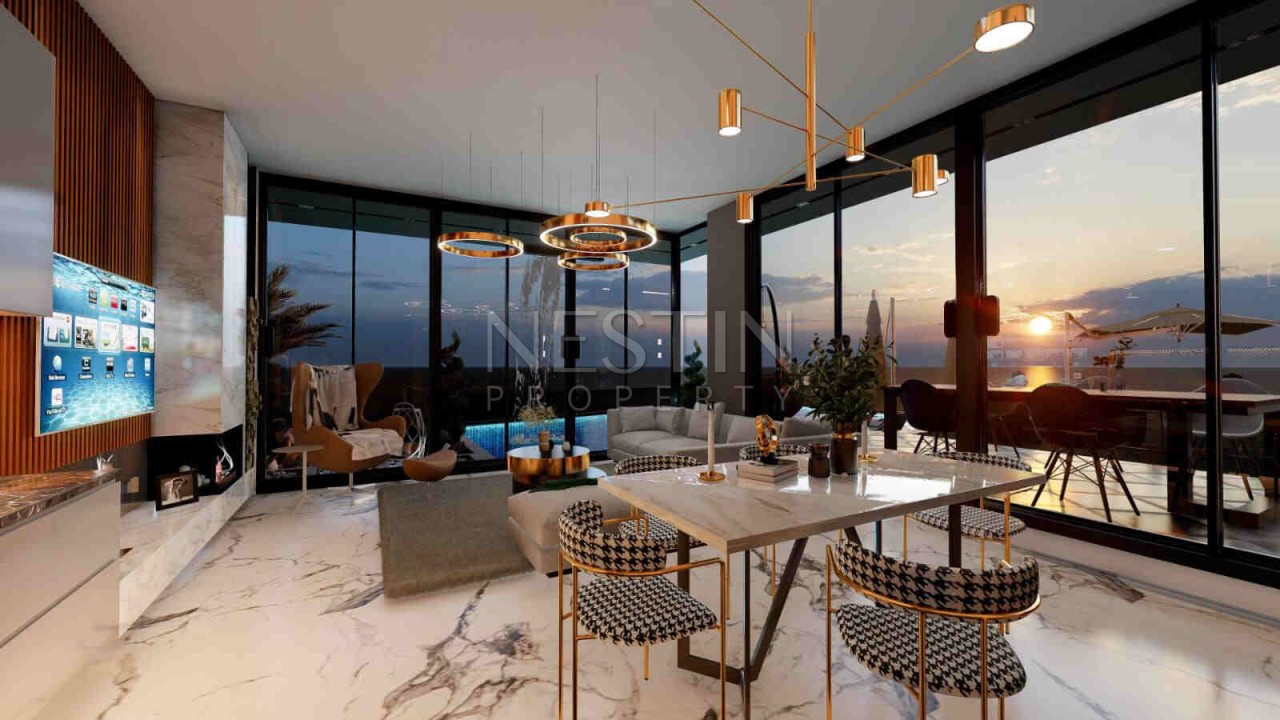 Отдельностоящая вилла 4+1 с собственным бассейном в районе Каргыджак фото 16