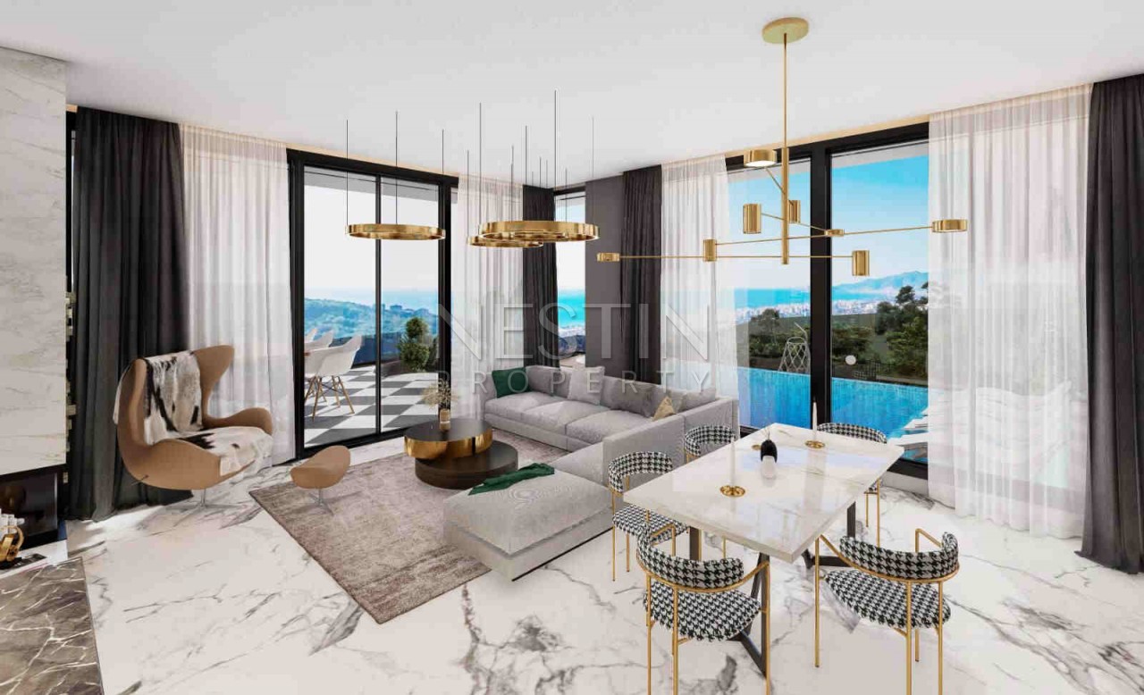 Отдельностоящая вилла 4+1 с собственным бассейном в районе Каргыджак фото 17