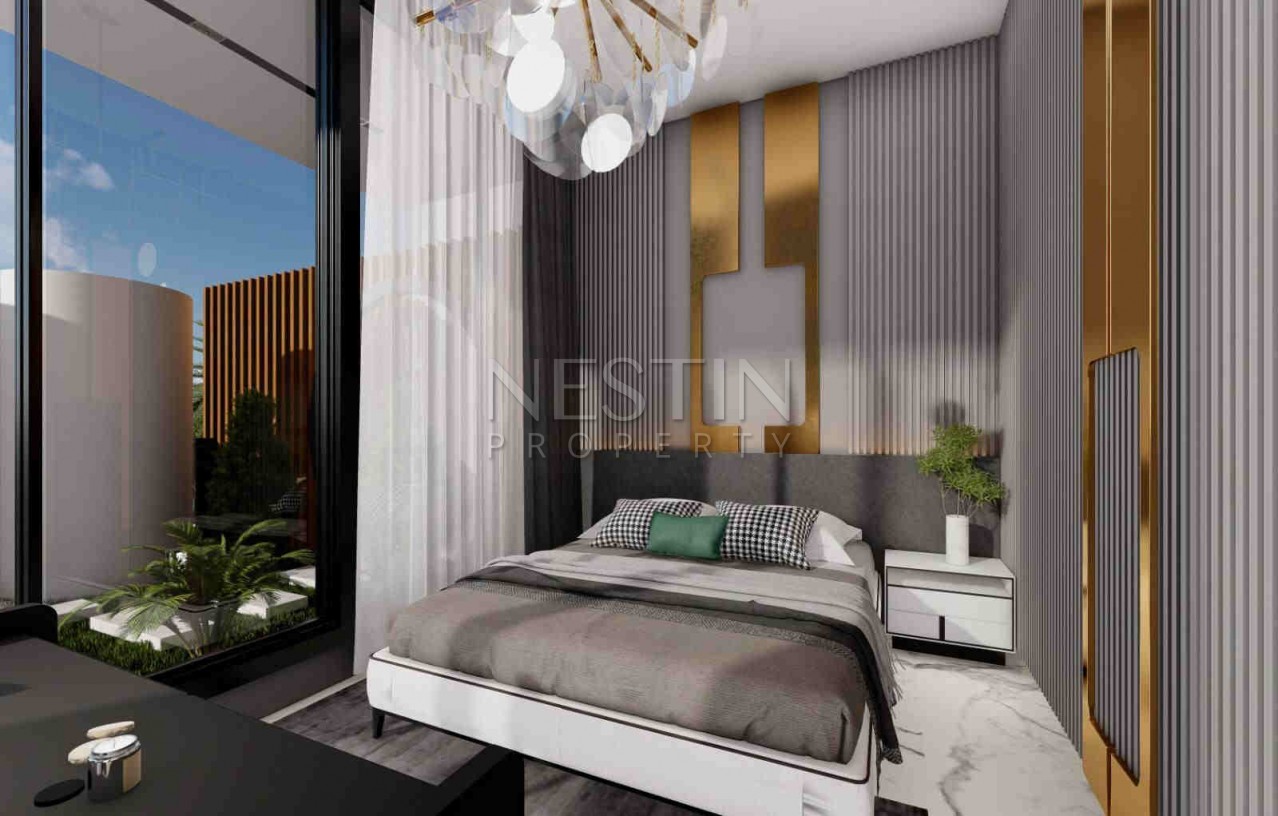 Отдельностоящая вилла 4+1 с собственным бассейном в районе Каргыджак фото 21