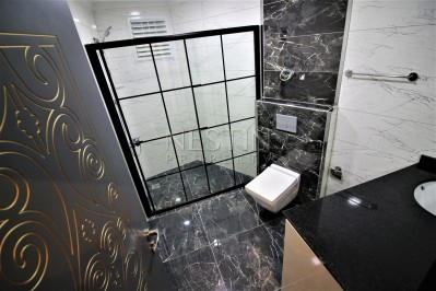 Просторный двухэтажный пентхаус 4+1 с панорамным видом на море в Махмутларе фото 42