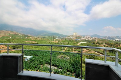 Просторный двухэтажный пентхаус 4+1 с панорамным видом на море в Махмутларе фото 45