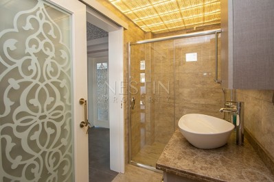 Роскошная вилла 4+1 с видом на Средиземное море в центре Аланьи фото 17