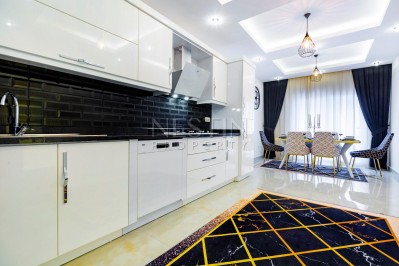 Пентхаус 3+1 со стильной мебелью в центре Махмутлара фото 7