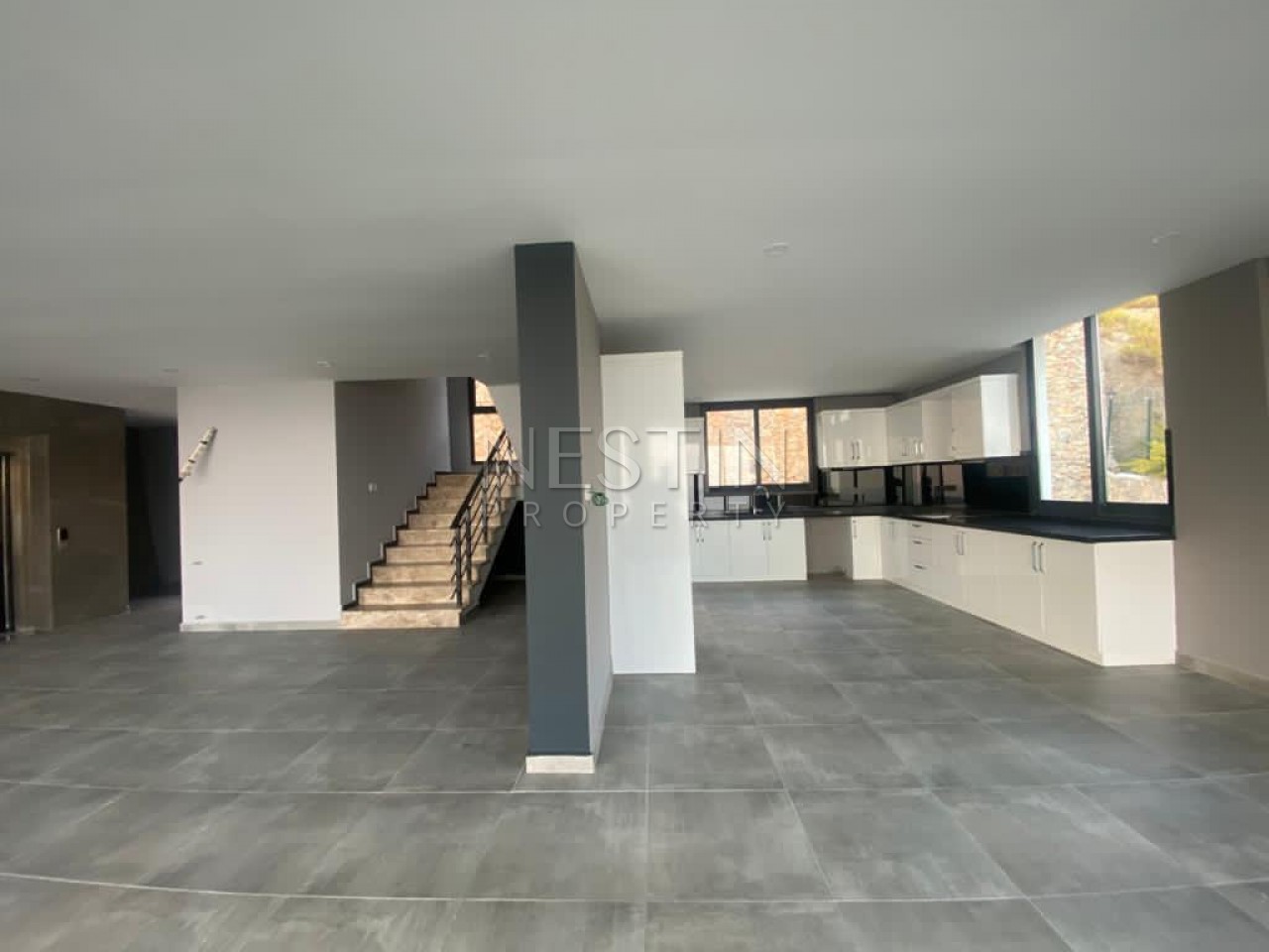 Дизайнерская вилла 5+1 с видом на море и горы в районе Тепе фото 27