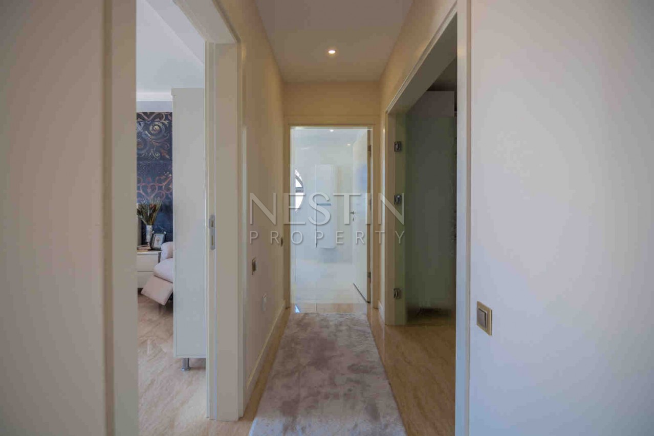 Дизайнерская вилла 6+1 с бассейном с видом на море в Бекташ фото 22