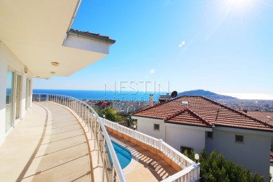 Вилла 6+1 класса Люкс с бассейном в районе Джикджилли фото 27