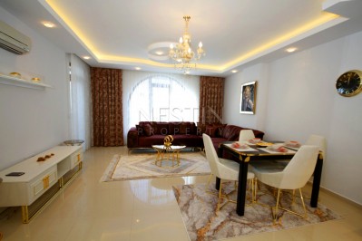 Квартира 1+1 с новой мебелью в 300 м от моря в Кестель фото 17