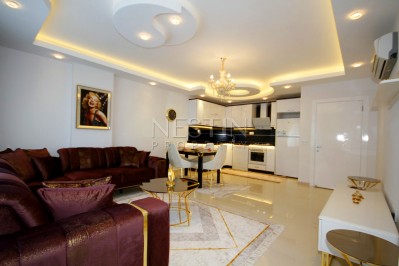 Квартира 1+1 с новой мебелью в 300 м от моря в Кестель фото 23