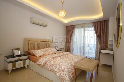 Квартира 1+1 с новой мебелью в 300 м от моря в Кестель фото 25