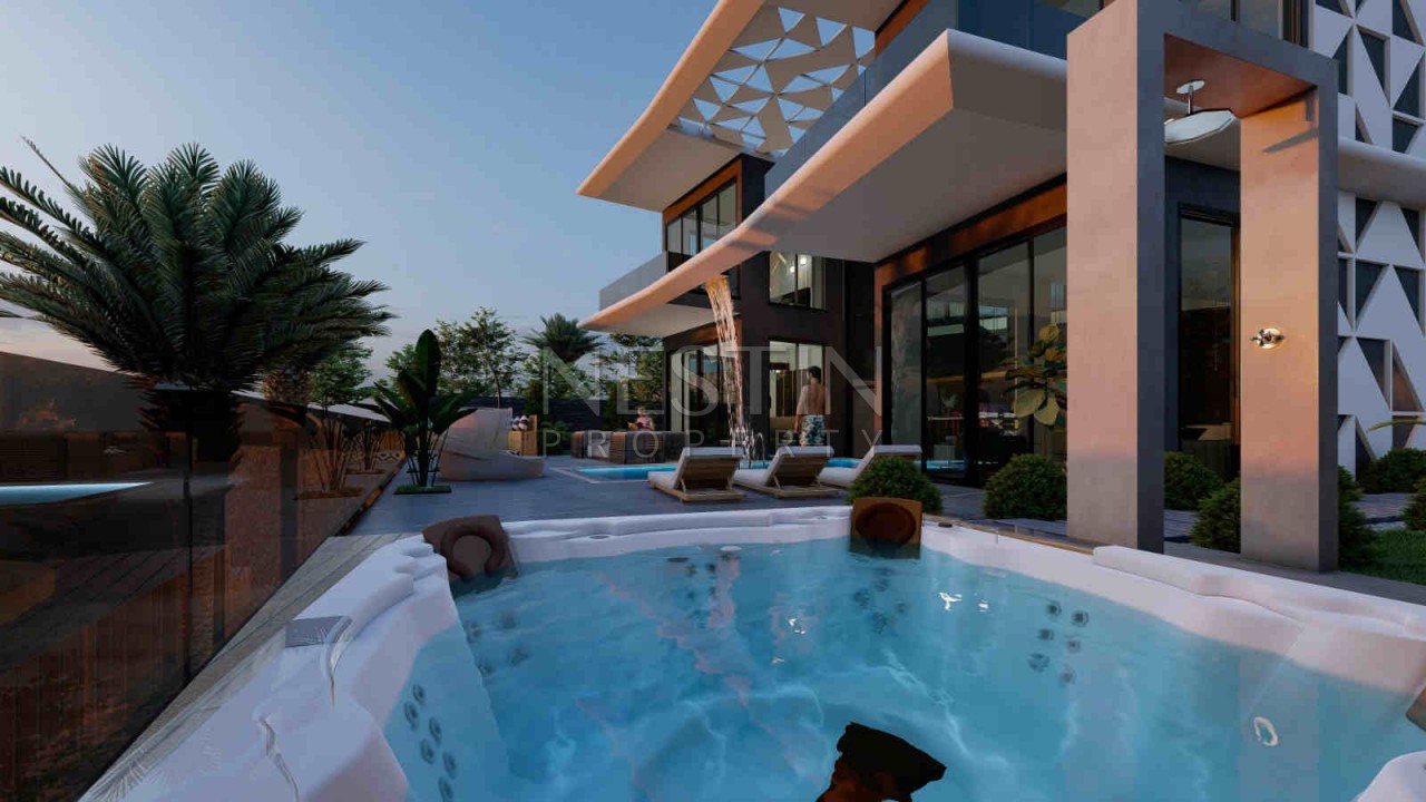 Вилла 3+1 на стадии строительства в Каргыджаке фото 5