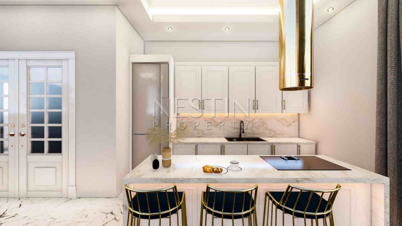 Дизайнерская вилла 3+1 с видом на море в Каргыджаке фото 13