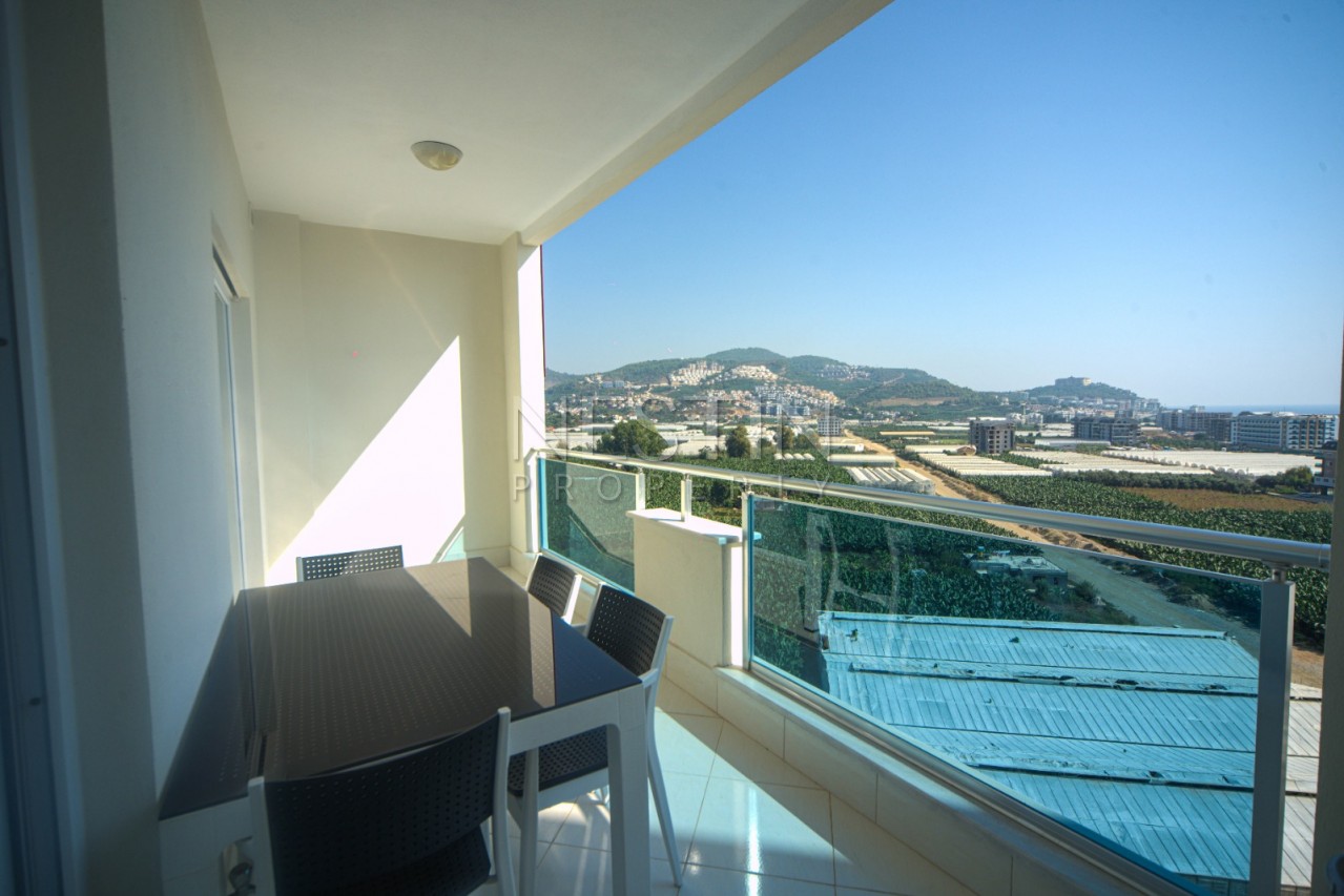 Красивая квартира 1+1 от надежного застройщика с видом на море в Махмутлар фото 13