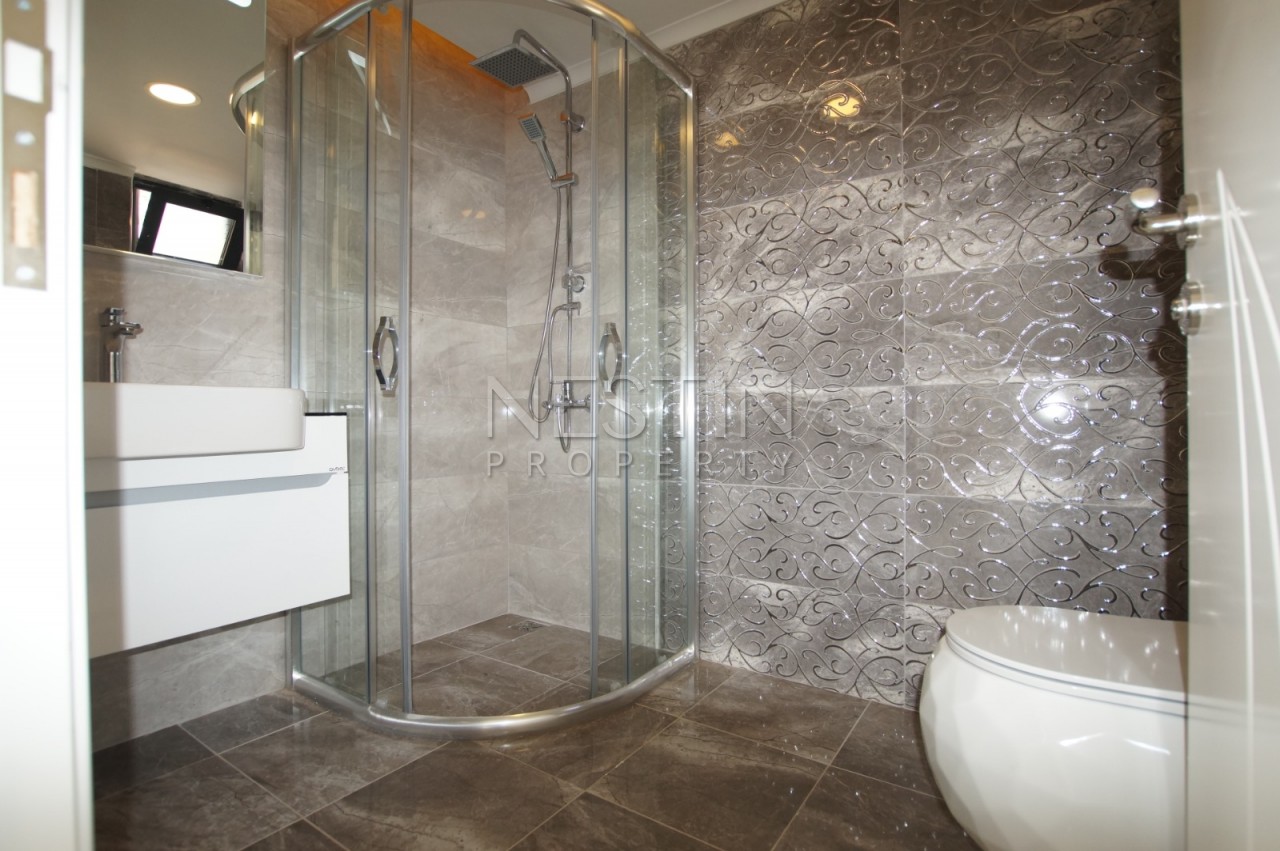 Прекрасная вилла 4+1 с видом на море и горы в Махмутларе фото 22