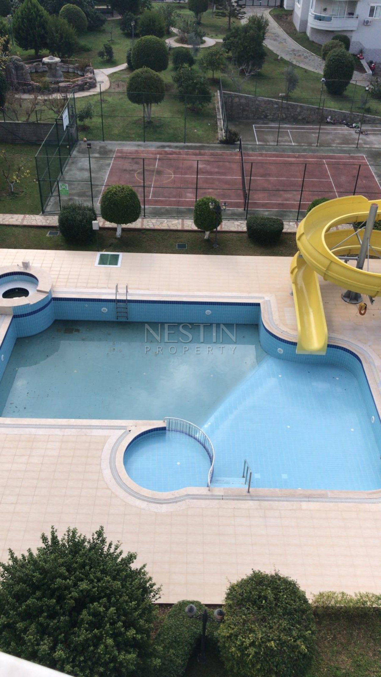 Квартира с мебелью 1+1 в районе Джикджили с видом на бассейн фото 28