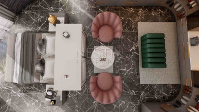 Роскошные виллы 3+1 на стадии строительства с видом на море в Каргыджак фото 11