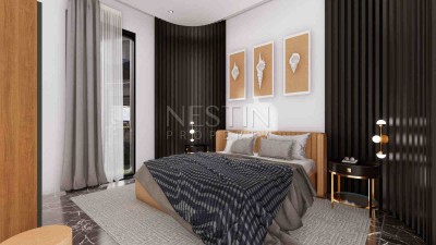 Роскошные виллы 3+1 на стадии строительства с видом на море в Каргыджак фото 18